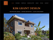 Tablet Screenshot of kimgrantdesign.com